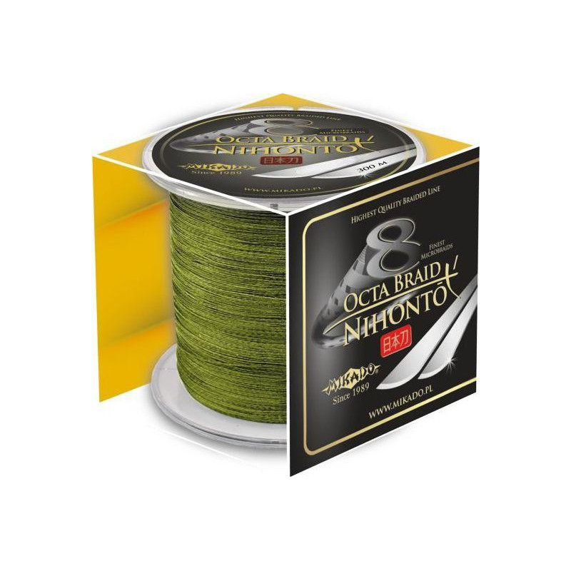 Plecionka Mikado Nihonto Octa Braid 300m - 0,30mm zielony