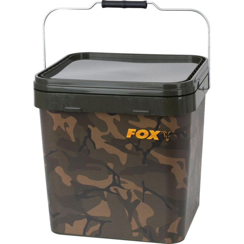 Wiadro FOX Camo Square Bucket CBT005 Wiadro FOX Camo Square Bucket CBT005