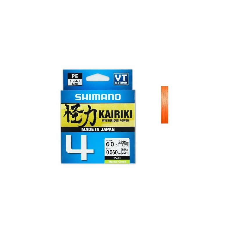 Plecionka Shimano Kairiki 4 150m / 0.23mm Plecionka Shimano Kairiki 4 150m / 0.23mm