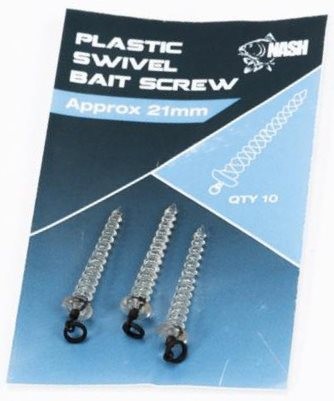 wkret-plastic-swivel-bait-screw-nash wkret-plastic-swivel-bait-screw-nash