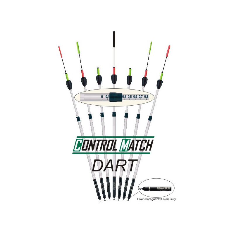 Spławik Cralusso CONTROL MATCH WITH DART 6g Spławik Cralusso CONTROL MATCH WITH DART 6g