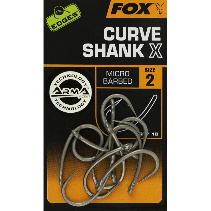 Haczyki karpiowe FOX Curve Shank X hak 2 Haczyki karpiowe FOX Curve Shank X hak 2