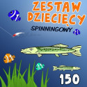 Zestaw spinningowy dla dzieci 150 SPIN150