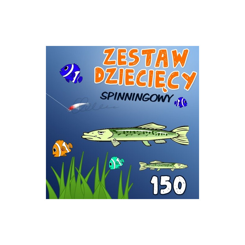 Zestaw spinningowy dla dzieci 150 SPIN150