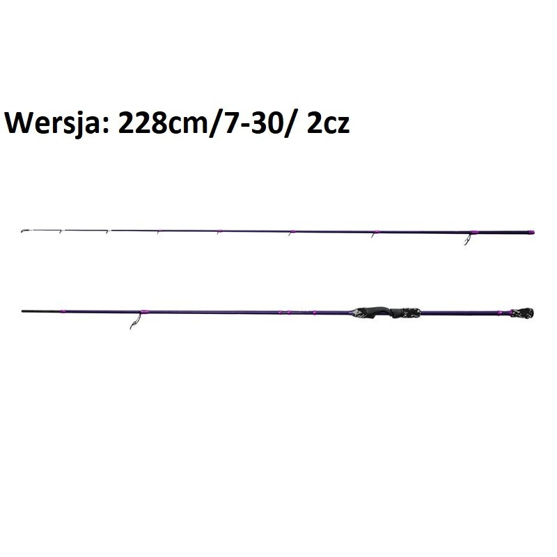 Wędka Delphin TOXIC 2G 244cm / 10-35g Wędka Delphin TOXIC 2G 244cm / 10-35g