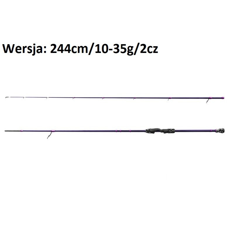 Wędka Delphin TOXIC 2G 244cm / 7-30g Wędka Delphin TOXIC 2G 244cm / 7-30g
