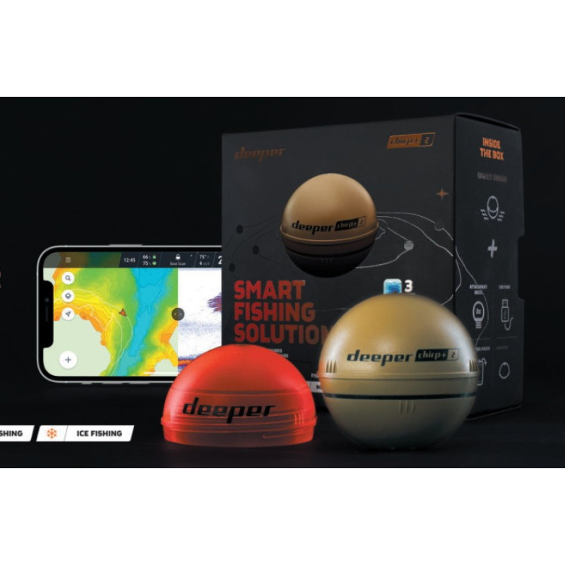 Echosonda Bezprzewodowa Deeper Chirp+ 2 plus latarka Ledlenser