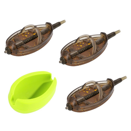 Komplet Mikado Method Feeder Douglas O.M.F. System B 3 + Foremka - roz.L 30/40/50g Komplet Mikado Method Feeder Douglas O.M.F. System B 3 + Foremka - roz.L 30/40/50g