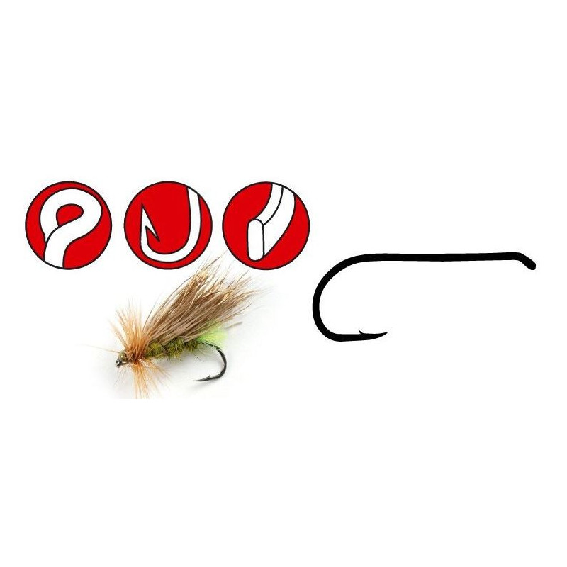 Haczyki Gamakatsu F11 NS Czarny hak 4 Haczyki Gamakatsu F11 NS Czarny hak 4