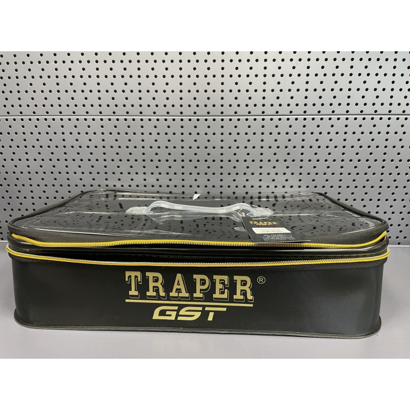 Zestaw pojemników Traper PCV GST 36120 Czarny / 30x45x10cm / 14x28x9cm / 4x 14x14x9cm Zestaw pojemników Traper PCV GST 36120 Czarny / 30x45x10cm / 14x28x9cm / 4x 14x14x9cm