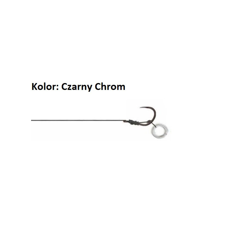 Haczyk Traper bezzadziorowy z przyponem Extreme Ring roz. 10/25 LBS