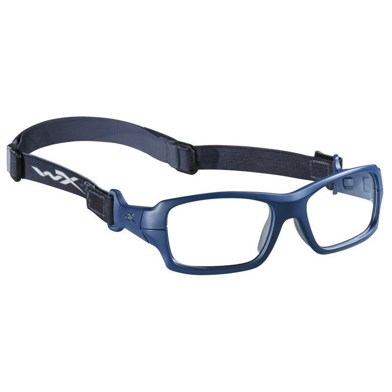 Okulary Wiley X Fierce Przeźroczyste z matowo-szaro-niebieską ramką roz. M