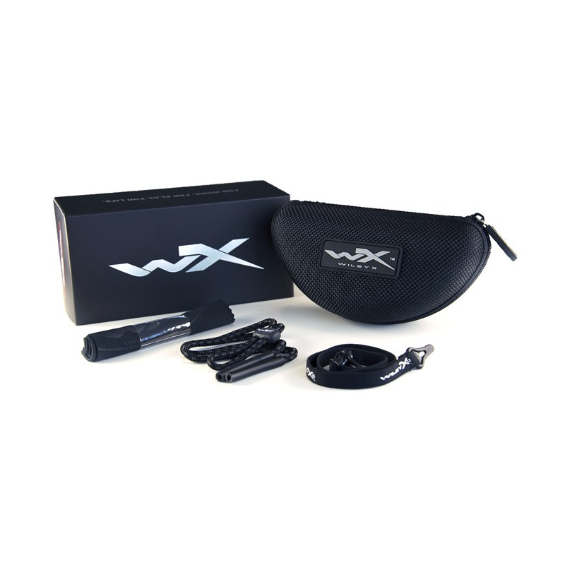 Okulary Wiley X ECHO Przeźroczyste z czarną ramką roz. L Okulary Wiley X ECHO Przeźroczyste z czarną ramką roz. L