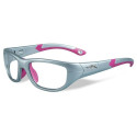 Okulary Wiley X dziecięce Victory Przeźroczyste z srebrno-różową ramką roz. S Okulary Wiley X dziecięce Victory Przeźroczyste z srebrno-różową ramką roz. S