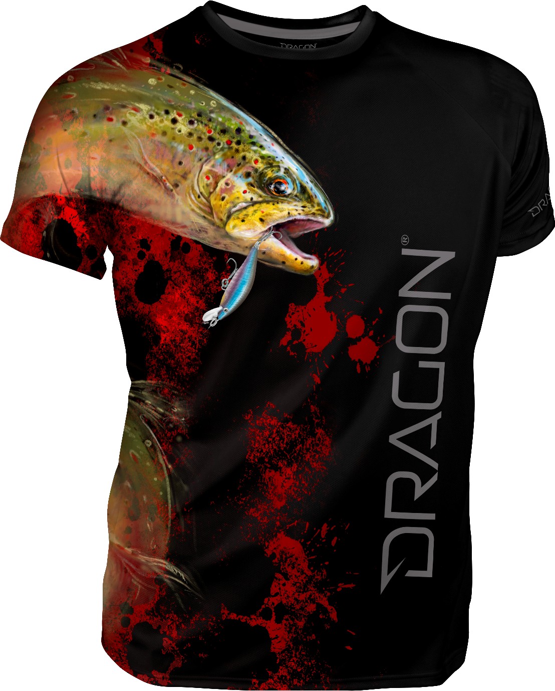 t-shirt-pstrag-czarny-dragon t-shirt-pstrag-czarny-dragon