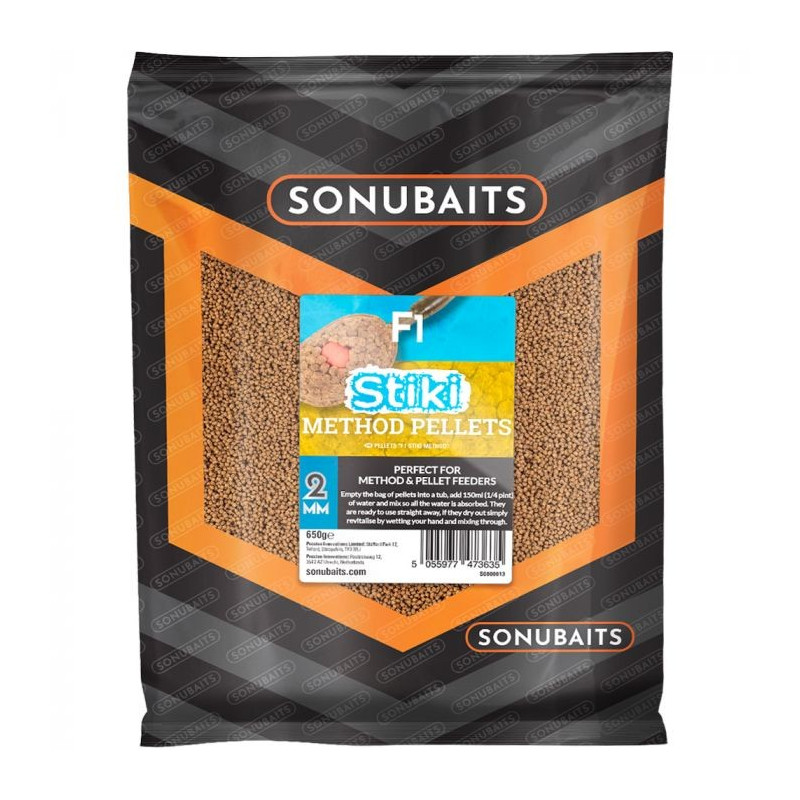 Pellet Sonubaits F1 Stiki Method 650g - 2mm Pellet Sonubaits F1 Stiki Method 650g - 2mm