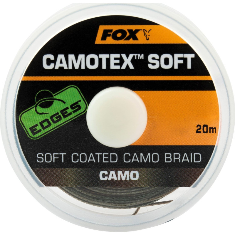 Plecionka FOX Camotex Soft EDGES 20m - 30lb kamuflaż