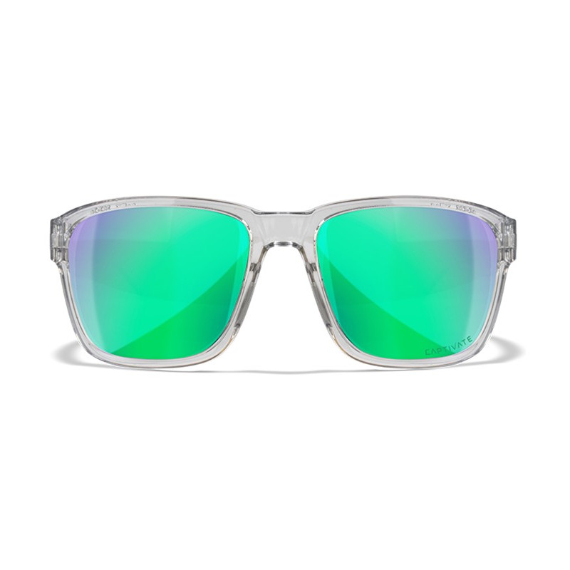 Okulary polaryzacyjne Wiley X Trek Captivate Zielone lustro / Jasnoszary kryształ roz. m-l Okulary polaryzacyjne Wiley X Trek Captivate Zielone lustro / Jasnoszary kryształ roz. m-l