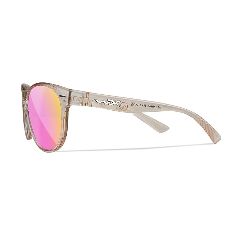 Okulary polaryzacyjne Wiley X Covert Captivate Różowozłote lustro / Błyszczący kryształ roz. m-l Okulary polaryzacyjne Wiley X Covert Captivate Różowozłote lustro / Błyszczący kryształ roz. m-l