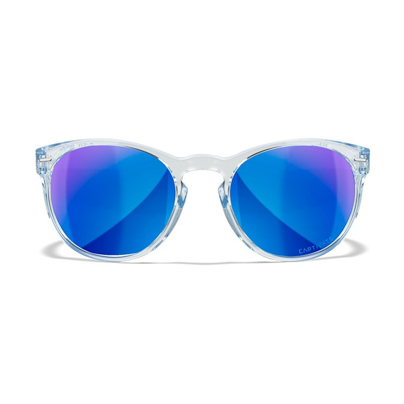 Okulary polaryzacyjne Wiley X Covert Captivate Niebieskie Lustro / Błyszczący Kryształ - Jasny Szafir roz. m-l Okulary polaryzacyjne Wiley X Covert Captivate Niebieskie Lustro / Błyszczący Kryształ - Jasny Szafir roz. m-l