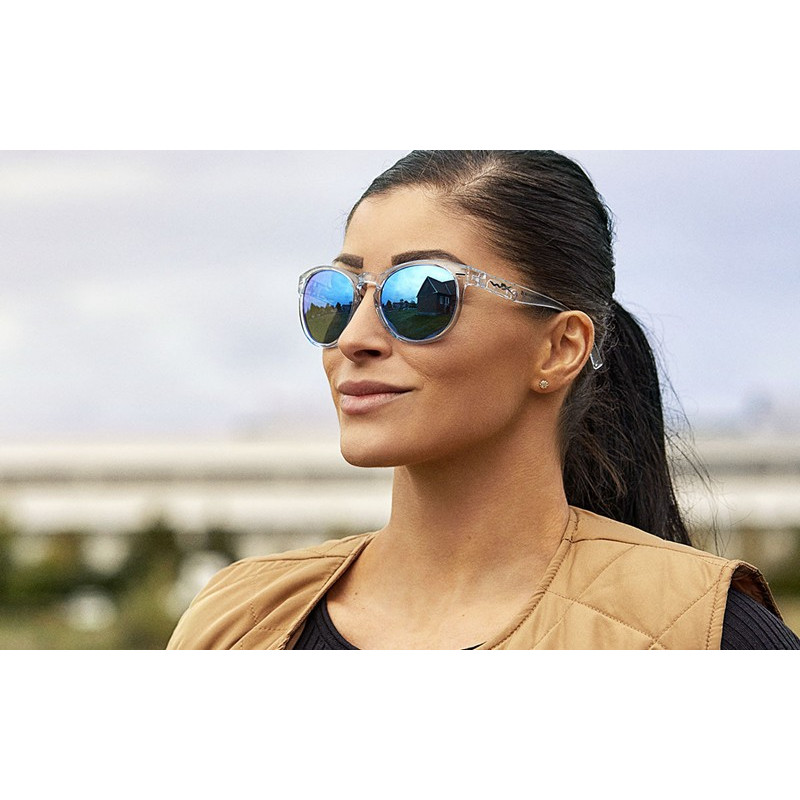 Okulary polaryzacyjne Wiley X Covert Captivate Niebieskie Lustro / Błyszczący Kryształ - Jasny Szafir roz. m-l Okulary polaryzacyjne Wiley X Covert Captivate Niebieskie Lustro / Błyszczący Kryształ - Jasny Szafir roz. m-l