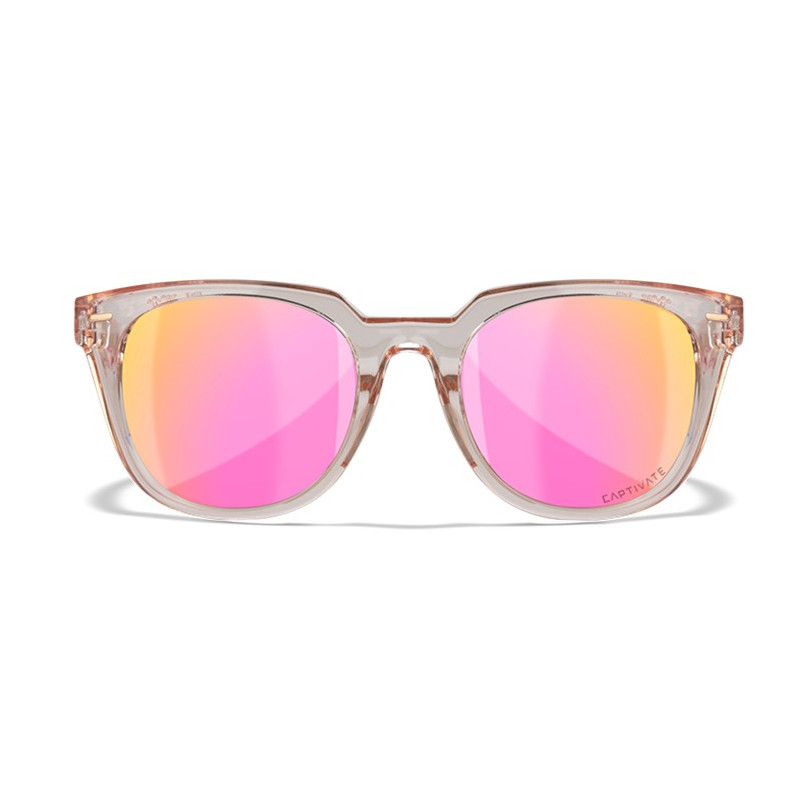Okulary polaryzacyjne Wiley X Ultra Captivate Różowozłote lustro / Błyszczący kryształ roz. S-M Okulary polaryzacyjne Wiley X Ultra Captivate Różowozłote lustro / Błyszczący kryształ roz. S-M