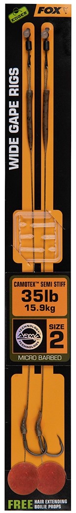 przypon-karpiowy-wide-gape-camotex-semi-stiff-fox przypon-karpiowy-wide-gape-camotex-semi-stiff-fox