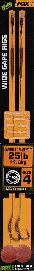 przypon-karpiowy-wide-gape-camotex-semi-stiff-fox przypon-karpiowy-wide-gape-camotex-semi-stiff-fox