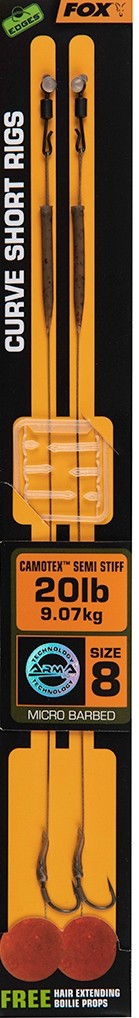 przypon-curve-short-camotex-semi-stiff-edges-fox