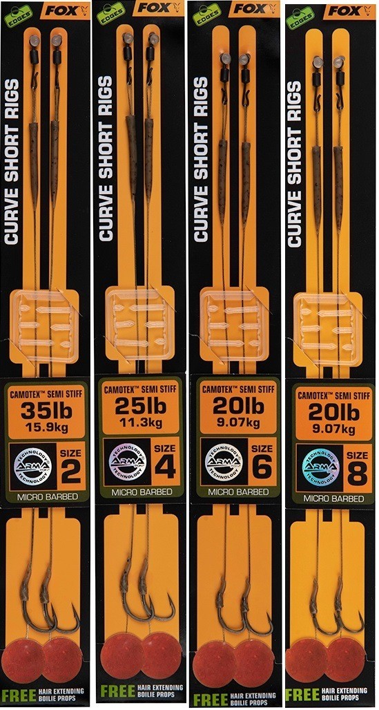 przypon-curve-short-camotex-semi-stiff-edges-fox