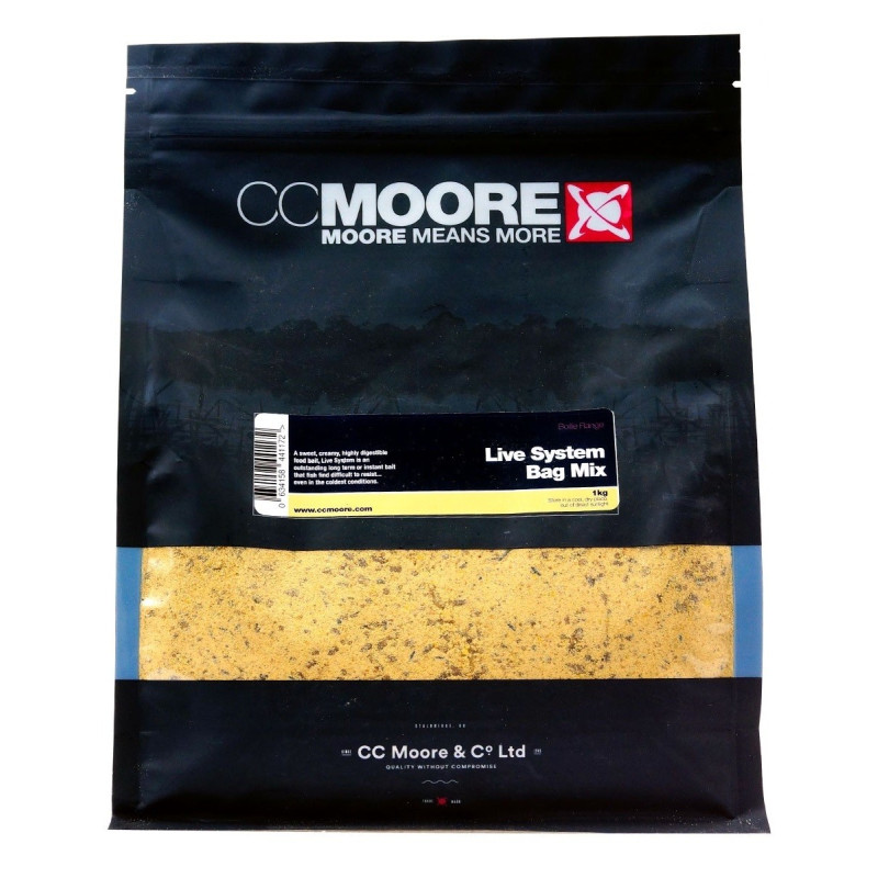 Zanęta CC Moore Bag Mix 1kg - Live System Zanęta CC Moore Bag Mix 1kg - Live System