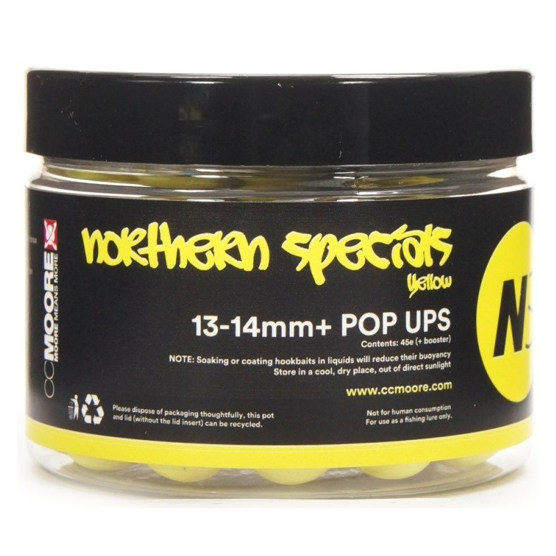 Kulki CC Moore NS1 Pop Ups 13/14mm - Northern Special Yellow Kulki CC Moore NS1 Pop Ups 13/14mm - Northern Special Yellow