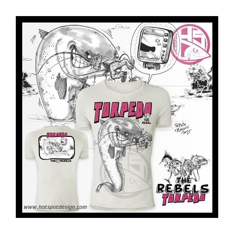 T-shirt HotSpot Design Torpedo roz. XXL T-shirt HotSpot Design Torpedo roz. XXL