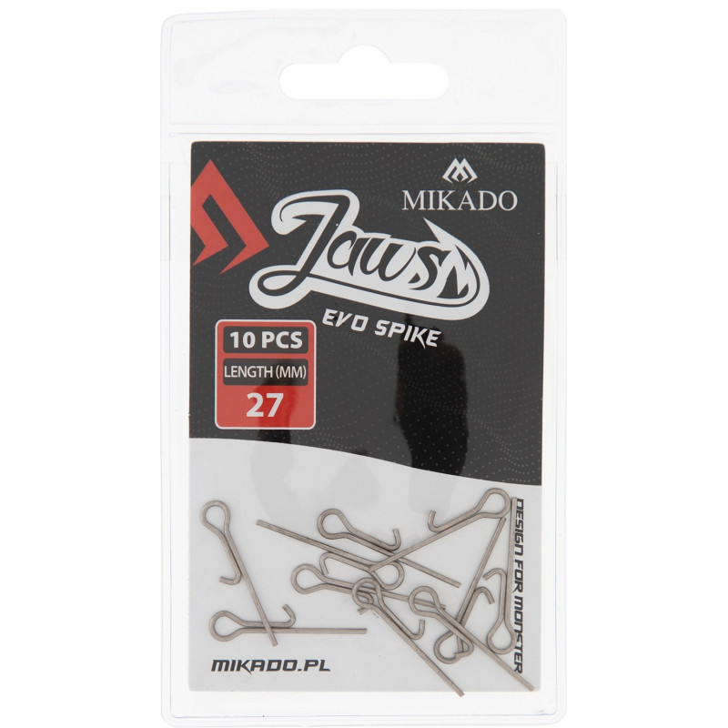 Pin do przynęt Jaws Evo Spike roz. 2,7 cm Mikado Pin do przynęt Jaws Evo Spike roz. 2,7 cm Mikado