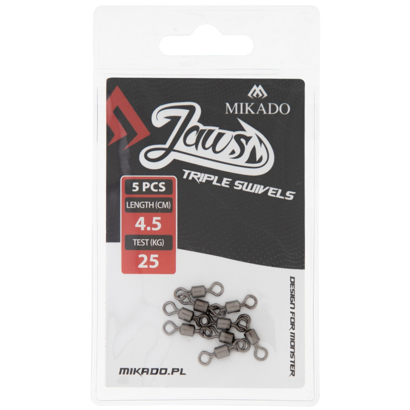 Krętliki do dozbrojek Jaws potrójne Mikado Krętliki do dozbrojek Jaws potrójne Mikado