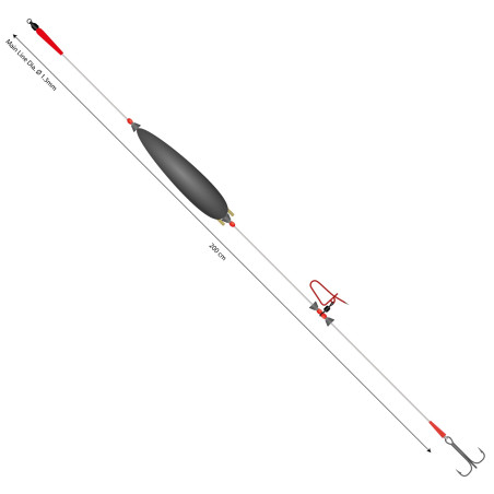 Zestaw Sumowy Mikado Set II Adjusable Combi Rig With Rattle 200cm - 100kg roz.2/0 Zestaw Sumowy Mikado Set II Adjusable Combi Rig With Rattle 200cm - 100kg roz.2/0
