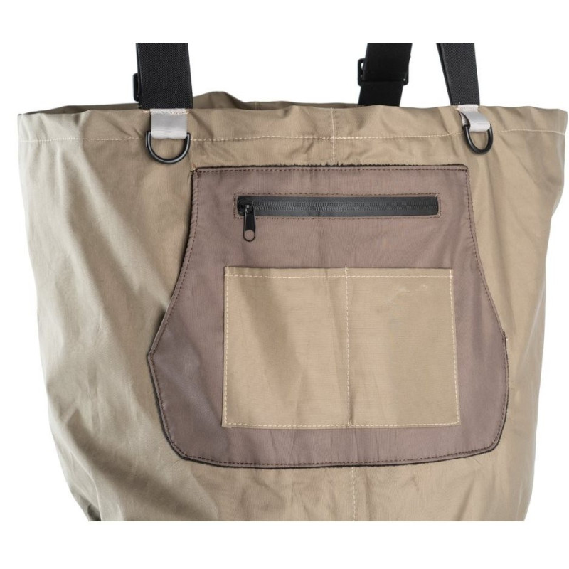 Spodnie Jaxon z oddychającego materiału i neoprenową skarpetą roz. L Spodnie Jaxon z oddychającego materiału i neoprenową skarpetą roz. L