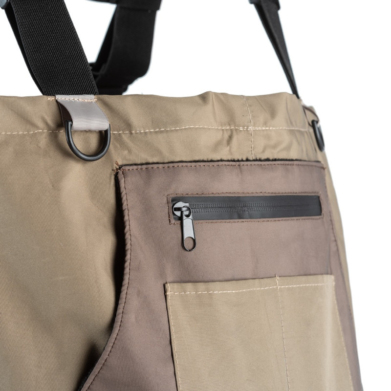 Spodnie Jaxon z oddychającego materiału i neoprenową skarpetą roz. XXL Spodnie Jaxon z oddychającego materiału i neoprenową skarpetą roz. XXL