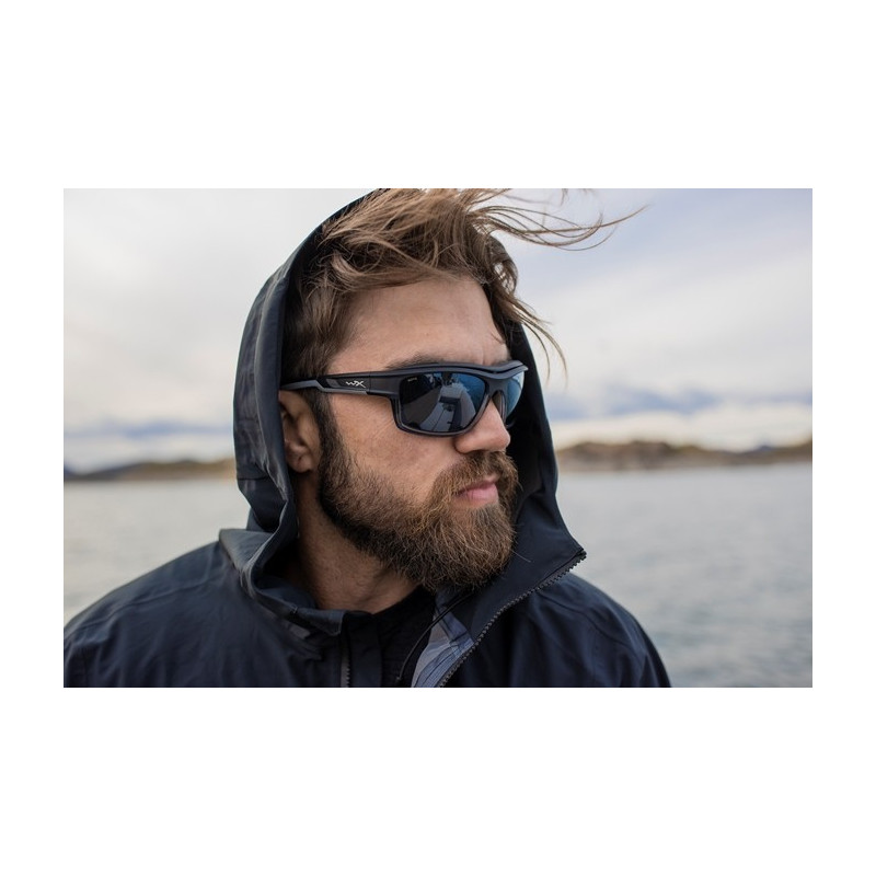 Okulary polaryzacyjne Wiley X OZONE Captivate Szary/Matowa czerń Okulary polaryzacyjne Wiley X OZONE Captivate Szary/Matowa czerń