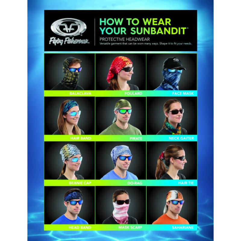 Komin Sunbandit Protective Ocean Blue Flying Fisherman