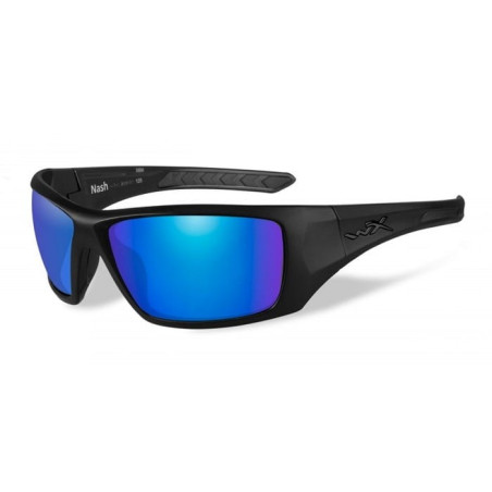 Okulary Wiley X NASH Polarized Blue Mirror Matte Black Frame