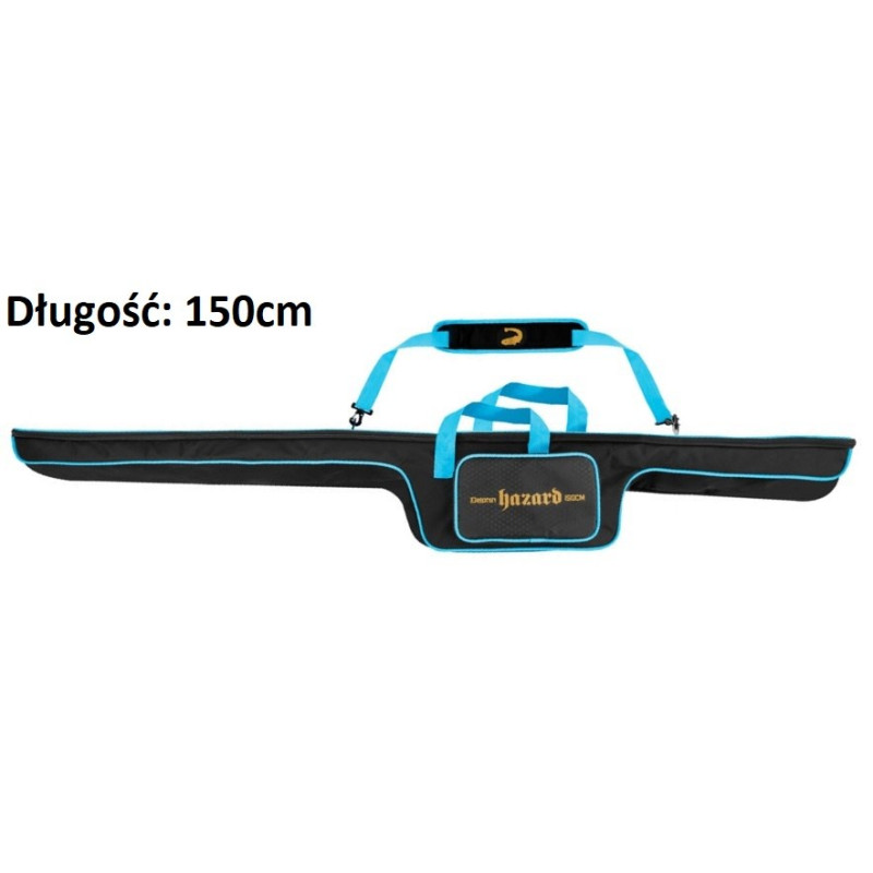 Pokrowiec na wędki Delphin 2-komorowy HAZARD 165cm