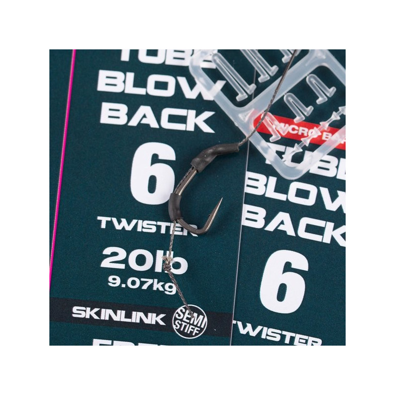 Przypon NASH Tube Blow Back Rig z mikrozadziorem roz. 6 Przypon NASH Tube Blow Back Rig z mikrozadziorem roz. 6