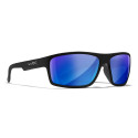 Okulary polaryzacyjne Wiley X PEAK Captivate Niebieskie lustro / Matowa czerń Okulary polaryzacyjne Wiley X PEAK Captivate Niebieskie lustro / Matowa czerń