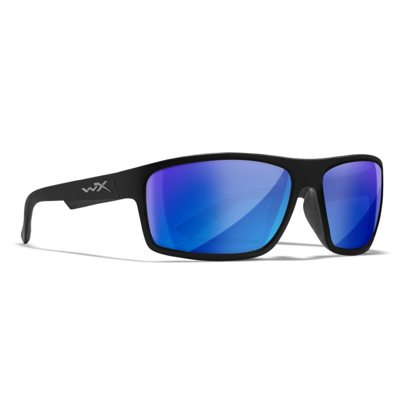 Okulary polaryzacyjne Wiley X PEAK Captivate Niebieskie lustro / Matowa czerń Okulary polaryzacyjne Wiley X PEAK Captivate Niebieskie lustro / Matowa czerń