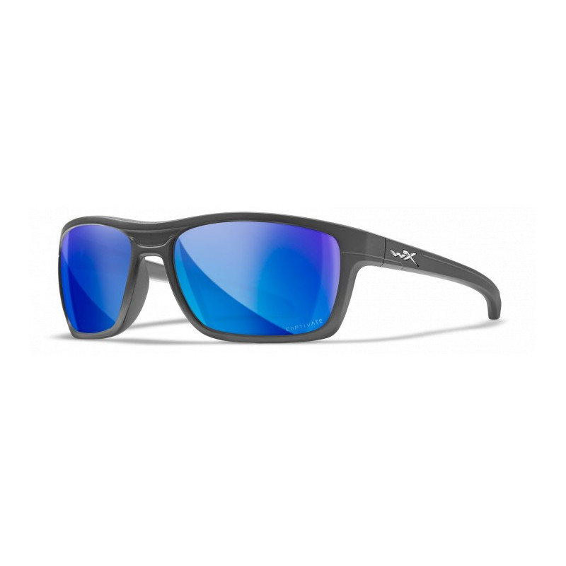 Okulary Wiley X KINGPIN Captivate Blue Mirror Matte Graphite Frame