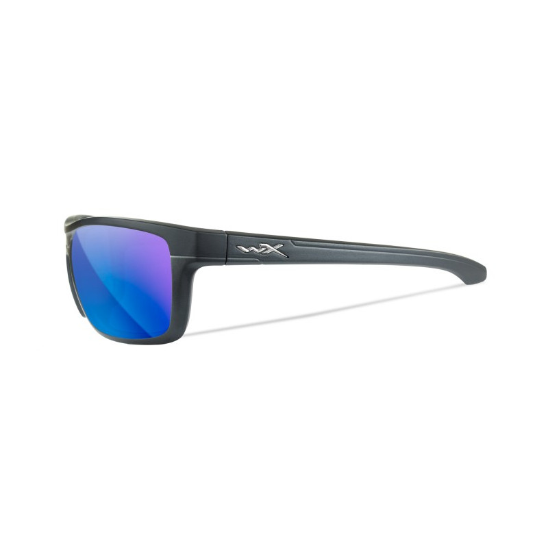 Okulary Wiley X KINGPIN Captivate Blue Mirror Matte Graphite Frame