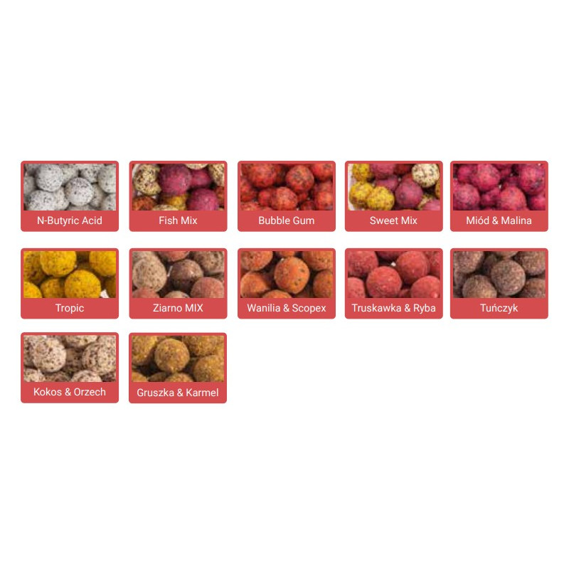 Kulki Meus hakowe Focus 90g - 18mm fish mix