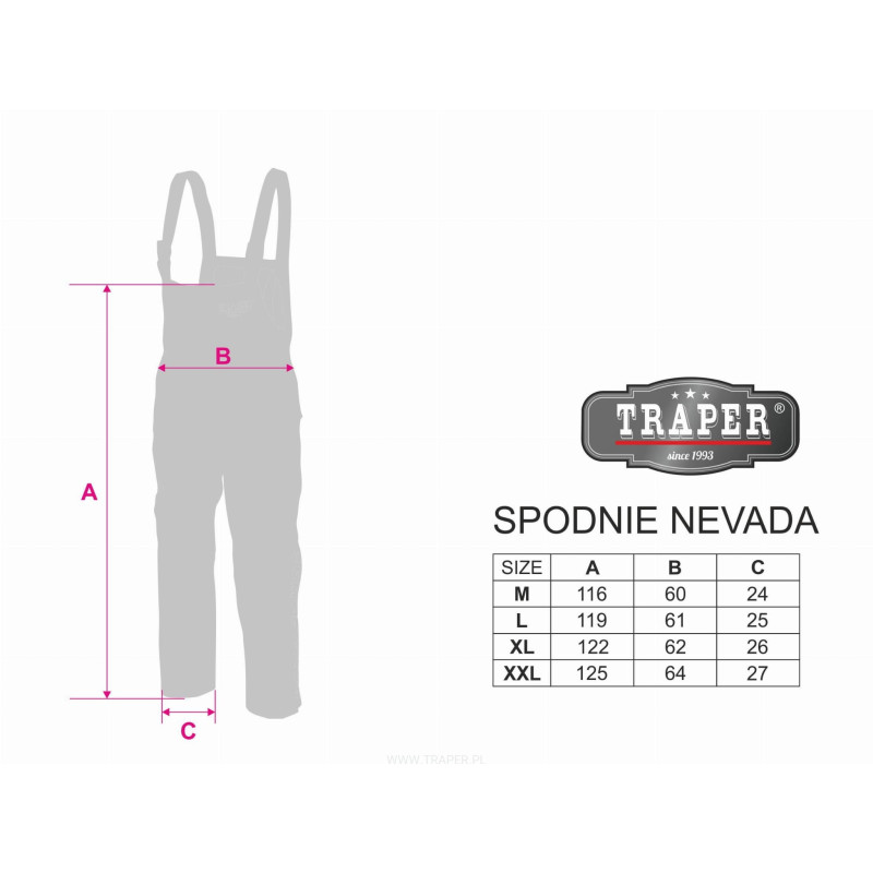 Spodnie Traper Nevada Olive Green roz. M