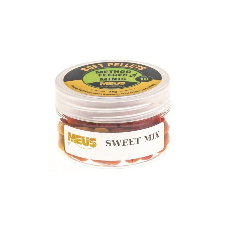 Pellet Meus Soft Pellets MINIS 35g, 10mm - Sweet Mix